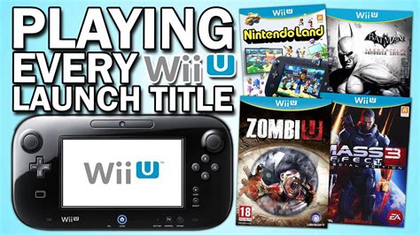 Playing Every Wii U Launch Game Youtube