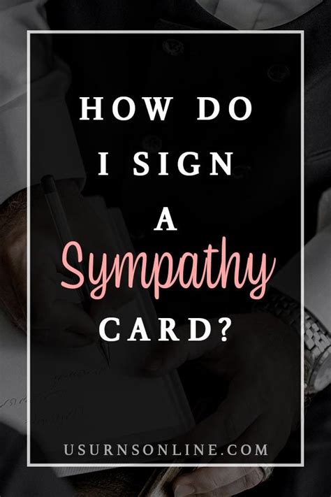 How To Sign A Sympathy Card Artofit