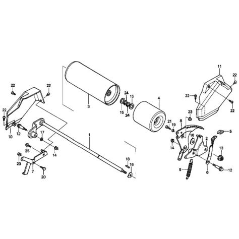 Rear Roller For Honda Hrh K Qxeh Lawn Mower L S Engineers