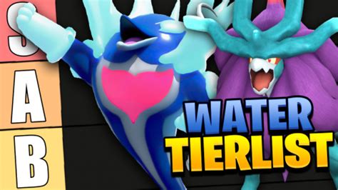 Ranking Every Water Pokemon Scarlet And Violet Tier List Community