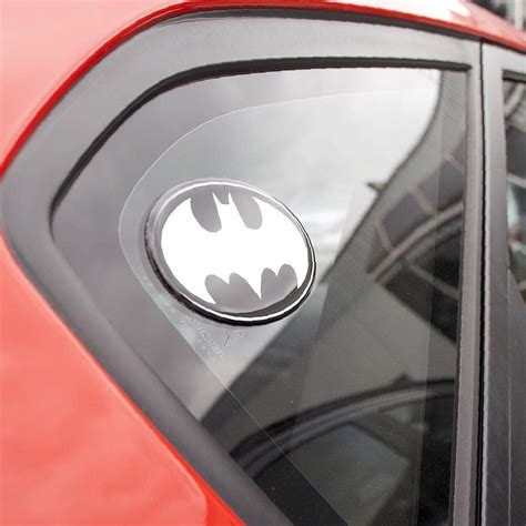 Fan Emblems Calcomanía cromada de Batman para coche logotipo de 1989