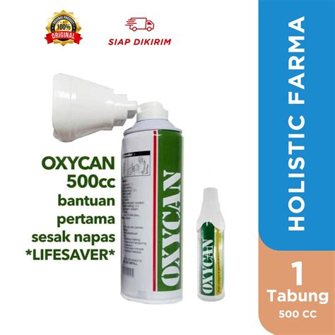 Jual Oxycan Green Kaleng Tabung Oksigen Portable Cc Shopee