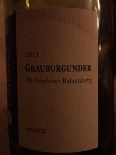 Weingut Franz Herbster Kirchhofener Batzenberg Grauburgunder Vivino US