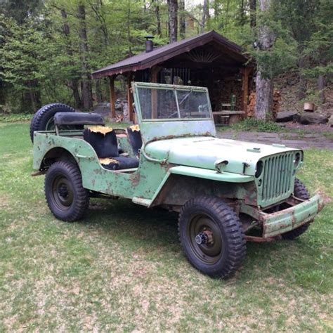 Ford Gpw Script Military Army Jeep Willys Mb For Sale