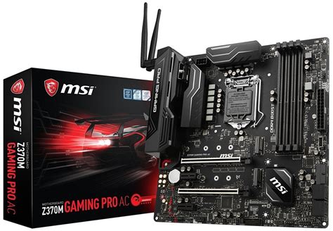 MSI Z370M Gaming Pro AC LGA1151 Intel Z370 Coffee Lake Micro ATX