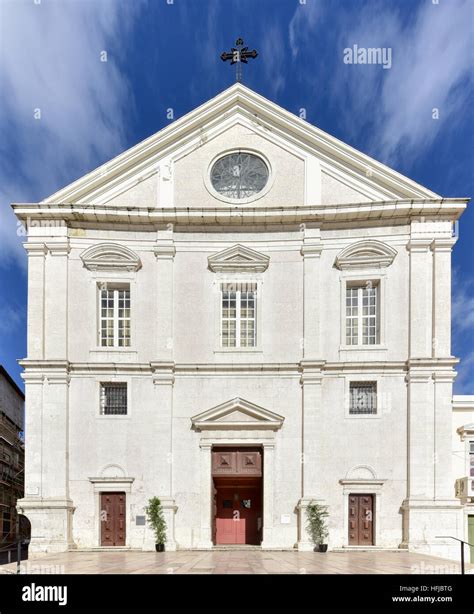 Church Of Saint Roch Or Igreja De Sao Roque In Lisbon Portugal Stock