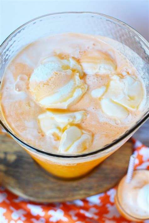 Spooky Ghost Punch Orange Creamsicle Halloween Punch