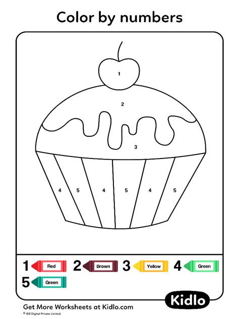 Color By Numbers Coloring Pages Worksheet 53