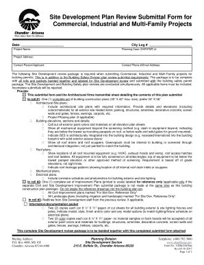 Fillable Online Site Development Plan Review Submittal Form For Fax