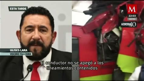 Asegura La Fiscalía De La Cdmx Que El Choque En La Línea 3 Del Metro Fue Provocado Youtube