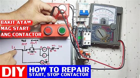 PAANO MAG TROUBLESHOOTING SA MOTOR CONTROL CONTACTOR YouTube