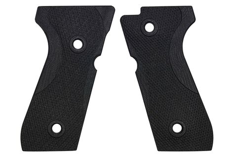 Shop Lok Grips Beretta 92 Thin Full Checkered Black Grips For Sale Online Firearm Accessories