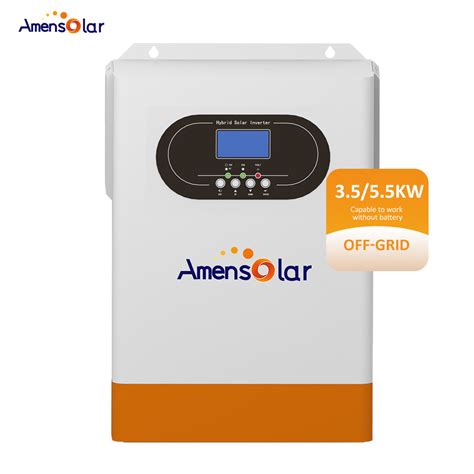 Amensolar High Frequency 5kva 5kw 230v Pure Sine Wave Best Inverter For Off Grid Solar System