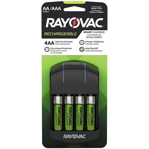 RAYOVAC Recharge 4 Position AA AAA Smart Battery PS335 4B GENE