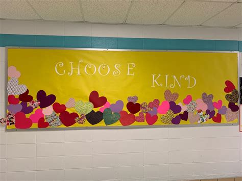 Choose Kind Bulletin Board