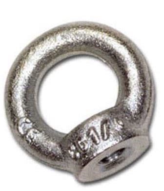 Lifting Eye Nut Zink Plated Steel M Loading Capacity Kg Nuts