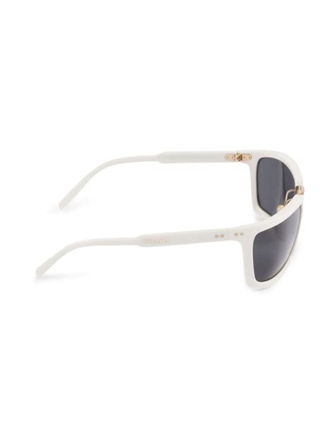 Prada Eyewear Sonnenbrille Mit Eckigem Gestell Farfetch