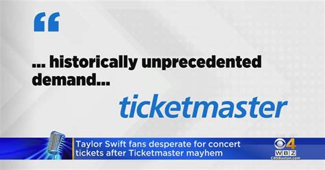 Taylor Swift fans disappointed by Ticketmaster pre sale - CBS Boston