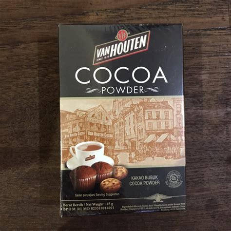 Jual Cokelat Bubuk Bubuk Cocoa Chocolate Powder Van Houten 45gr