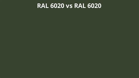 Ral 6020 Vs 6020 Ral Colour Chart Uk