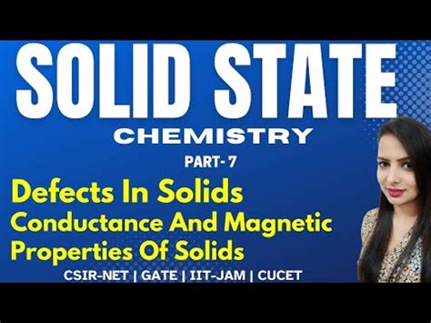 Defects In Solids Conductance And Magnetic Properties Of Solids