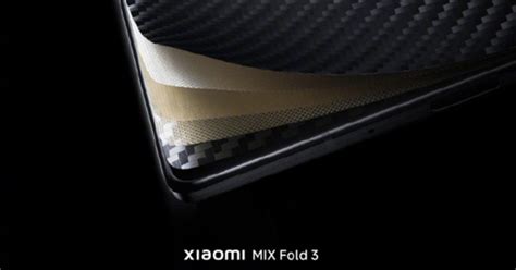 Xiaomi Mix Fold 3 To Feature Dragon Scale Fiber Back Cover