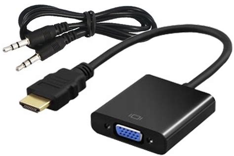 Adapter Savio Hdmi Wtyk Vga Gniazdo Hdmi V