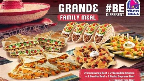 Taco Bell Grande Family Meal details | Daleeeel.com