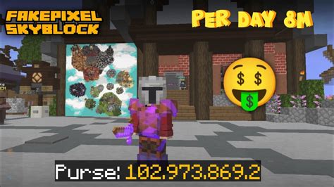 Fakepixel Skyblock Best Money Making Offline Setup Day 8m Coins