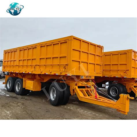 Drawbar Side Dump Trailer