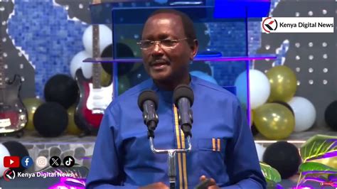 Listen To Kalonzo S Remarks Today In Church After Declaring He Can T Be