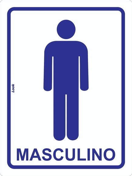 Placa De Sinaliza O Banheiro Masculino Wc X Cm Ps Elo Em