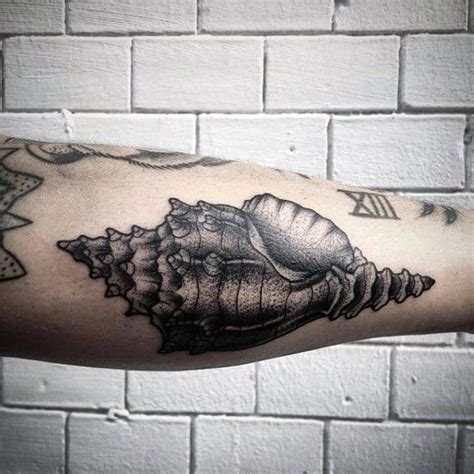 80 Seashell Tattoo Designs For Men 2023 Inspiration Guide