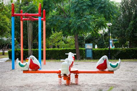 Premium Photo | Outdoor children playground for fun play park