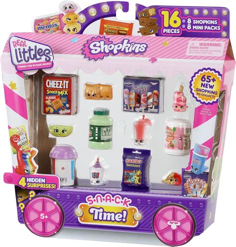 Shopkins Real Littles Collector S Pack 8 Plus 8 Real Branded Mini Packs 16 Total Pieces