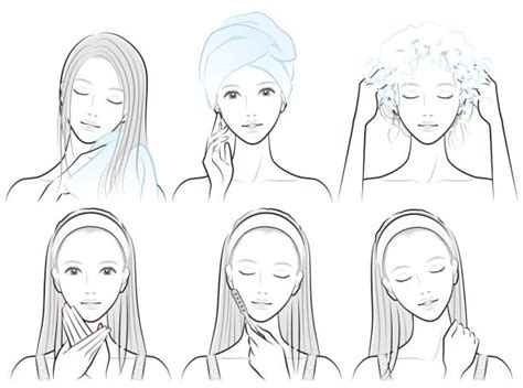 60 Woman Washing Hair Salon Stock Illustrations Royalty Free Vector