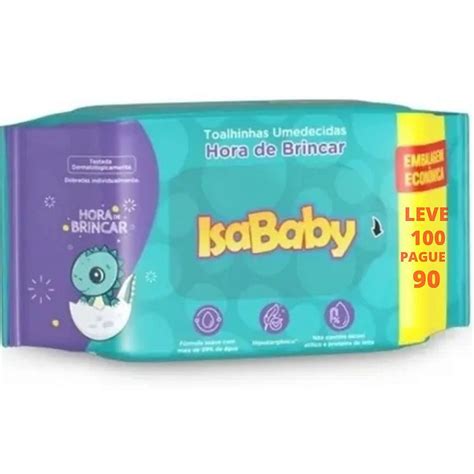 Isa Baby Toalinhas Umedecidas Hora De Brincar C 100 Un Perfumaria Carol