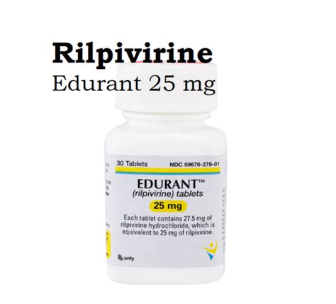 Rilpivirine (Edurant) - Indications, Dose, Side effects - antiviral drugs