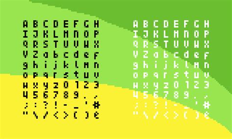 Tiny Bitmap Font