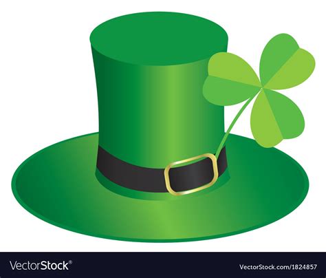 St Patrick Day Hat Royalty Free Vector Image Vectorstock