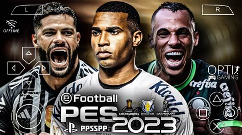 PES 2023 PPSSPP Sul Americano Atualizado Novas Transferências