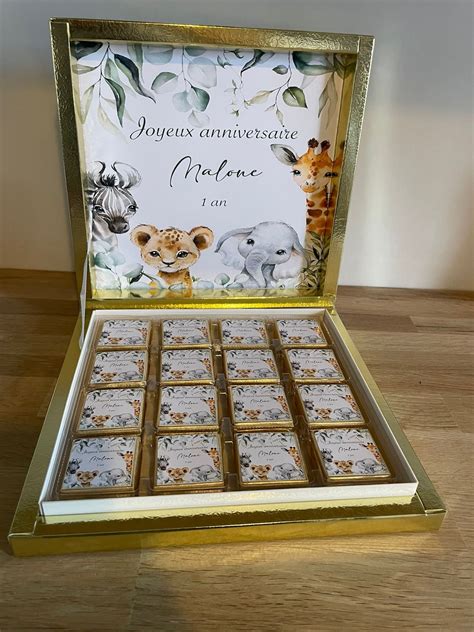 PERSONALIZED CHOCOLATE Box Fully Personalized Image All Themes Are