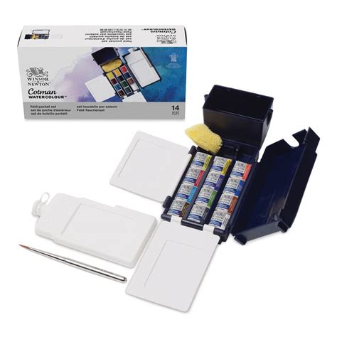 Winsor Newton Cotman Watercolor Field Pocket Set Set Of 12