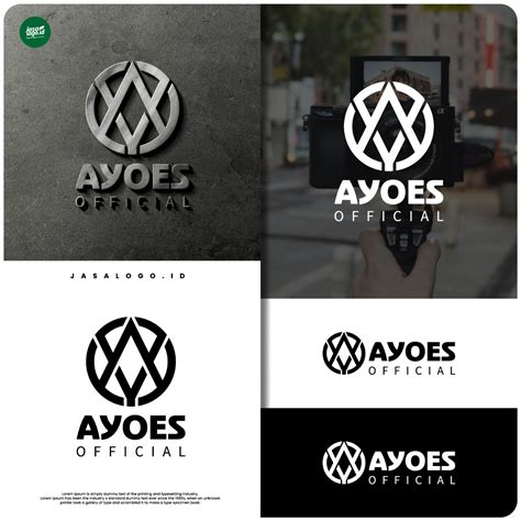 Desain Logo Chanel Youtube Vlog Jasalogoid