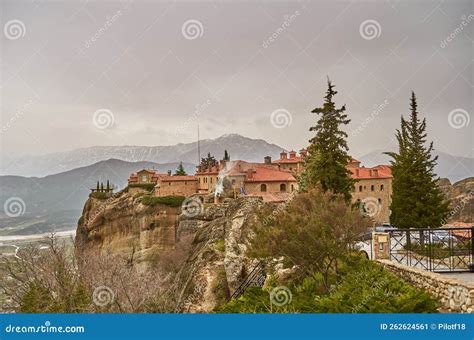 The Holy Monastery Of St Stephen Or Agios Stephanos In Meteora