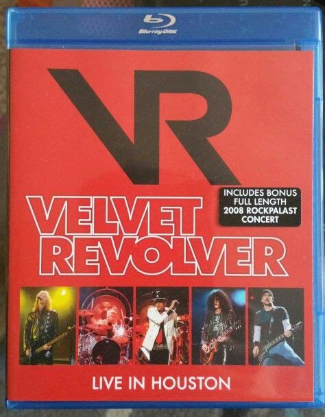 Velvet Revolver Live In Houston Blu Ray Musique Vinyle Cd