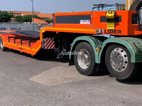 Uus Madal Platvormpoolhaagis Lider Year New Lowbed Trailer For