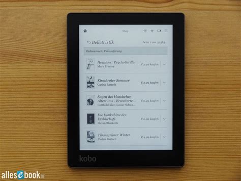 Kobo Aura: Kaufberatung, Datenblatt, Vergleich