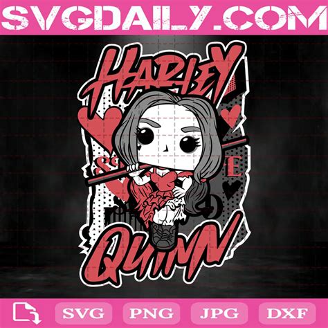 Harley Quinn Svg Svgdaily Daily Free Premium Svg Files