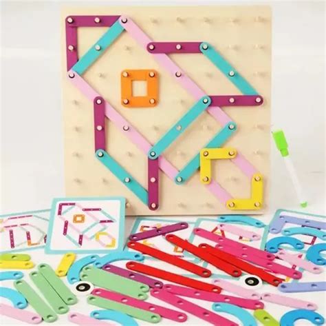 Puzzle Montessori Reconocimiento De Formas Y Figuras Meses Sin Intereses